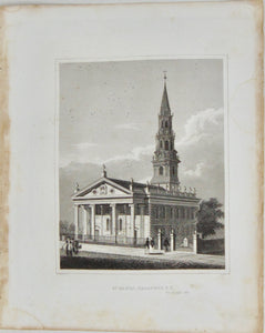 [ENGRAVING] St. Paul's Church, Broadway, N. Y. 1846