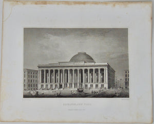 [ENGRAVING] Exchange, New York. 1846