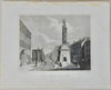 [ENGRAVING] War of 1812 Battle Monument, Baltimore (1846)