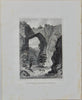 [ENGRAVING] Natural Bridge, Virginia (1846)