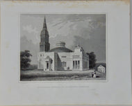 [ENGRAVING] Episcopal Church at Richmond, Virginia 1846