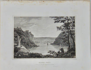 [ENGRAVING] Harpers Ferry, Junction of the Rivers Shenandoah & Potomac 1846