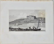 [ENGRAVING] Newport Asylum and Poor House, Newport, R. I. 1846