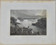 [ENGRAVING] A Distant View of the Falls of Niagara. 1846