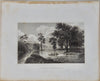 [ENGRAVING] Albany NY, from Van-Unsselaens (Van Rensselaer) Island 1846