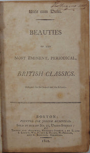 1802 Beauties of English Periodical Literature, Guardian, Tatler, Spectator