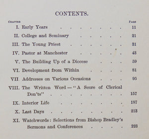 The Life of Denis M. Bradley, First Bishop of Manchester, New Hampshire