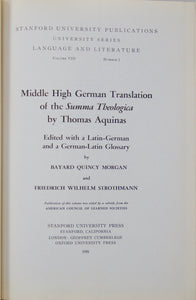 Middle High German Translation of the Summa Theologica by Thomas Aquinas