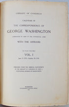 Load image into Gallery viewer, The Correspondence of George Washington with the Military Officers