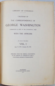 The Correspondence of George Washington with the Military Officers