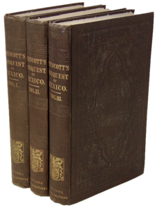 Prescott. History of the Conquest of Mexico (3 vol set)