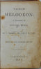 Dalbey & Peat. Sacred Melodeon: A Selection of Revival Hymns (1848)