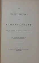 Load image into Gallery viewer, The Early History of Narragansett; with an Appendix of Original Documents