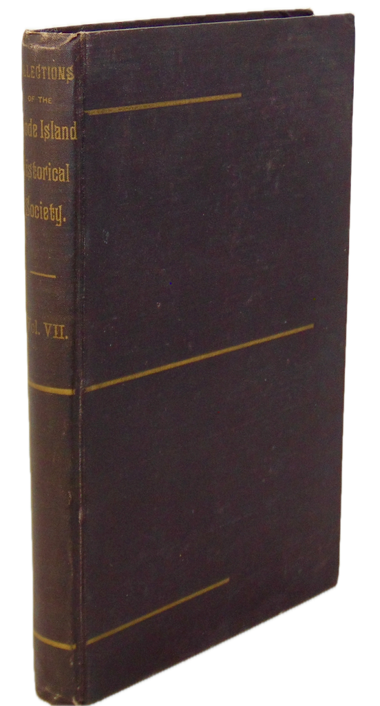 1885 Rhode Island Historical Society, Rhode Island History