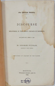 Our Political Idolatry: 1843 Sermon Against Despotic Leader of the United States