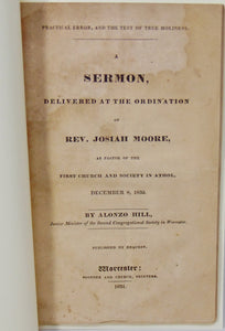 Practical Error, and the Test of True Holiness 1830 Unitarian Ordination Sermon