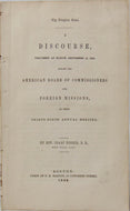 Thy Kingdom Come 1848 Reformed Dutch Missionary Sermon, ABCFM