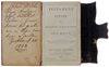 1861 Welsh New Testament pocket size with flap closure, American Bible Society