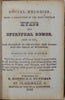 Social Melodies, Hymns and Spiritual Songs to stimulate the Spirit of Devotion