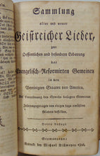 Load image into Gallery viewer, 1807 Billmeyer, Gesangbuch, worinnen die Psalmen Davids, Germantaun PA