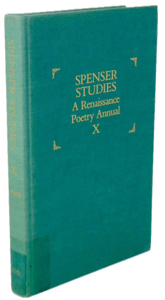 Spenser Studies: A Renaissance Poetry Annual X