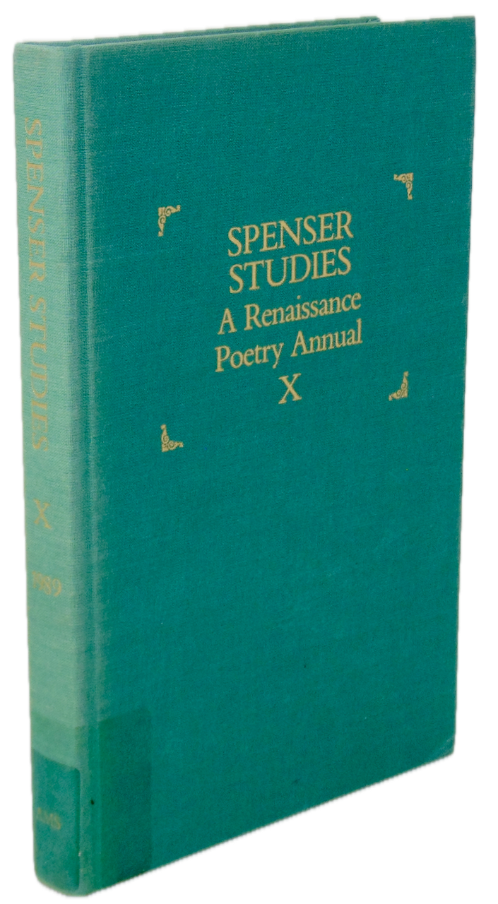 Spenser Studies: A Renaissance Poetry Annual X