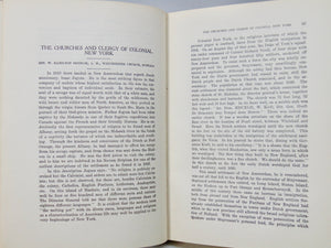 Colonial Clergy in New York State, Colonial Schools, Prehistoric Indians, &c.
