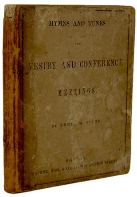 UNITARIAN Hymns and Tunes for Vestry and Conference Meetings (1861)