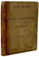UNITARIAN Hymns and Tunes for Vestry and Conference Meetings (1861)