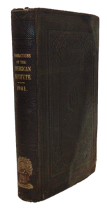American Institute of the City of New-York for the years 1861 & 1862 agriculture