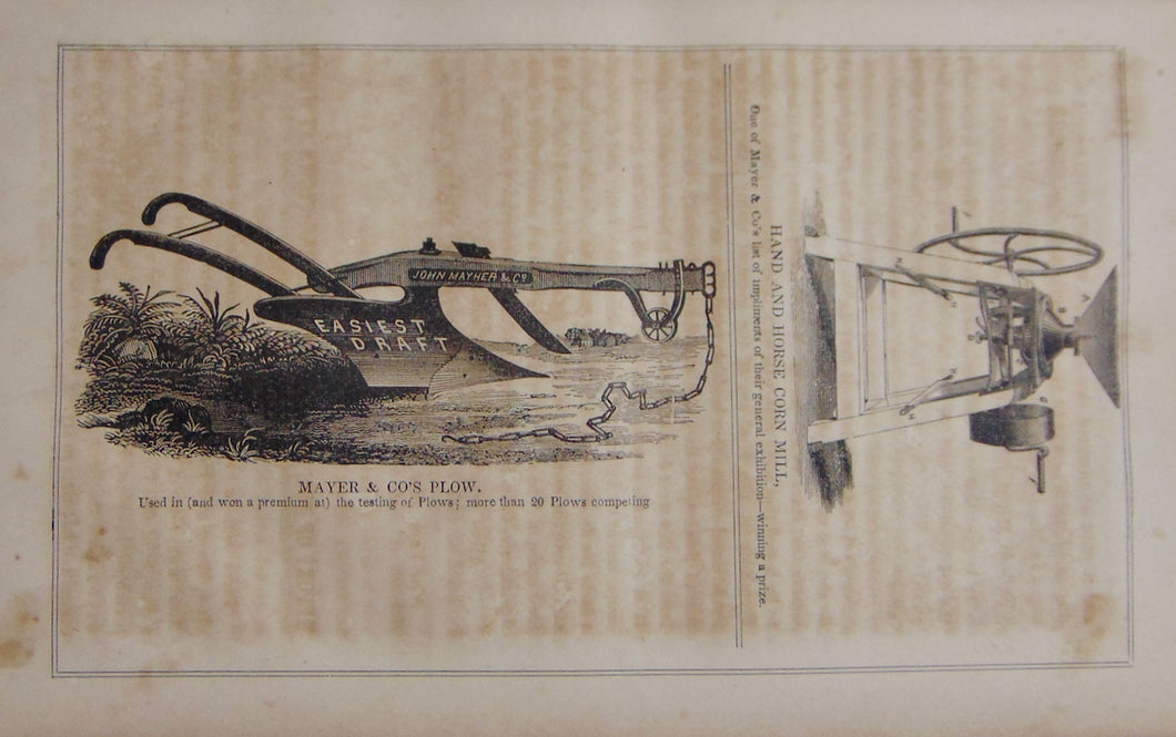 1848 Agricultural & Technical Report, Farming, Inventions, Agriculture