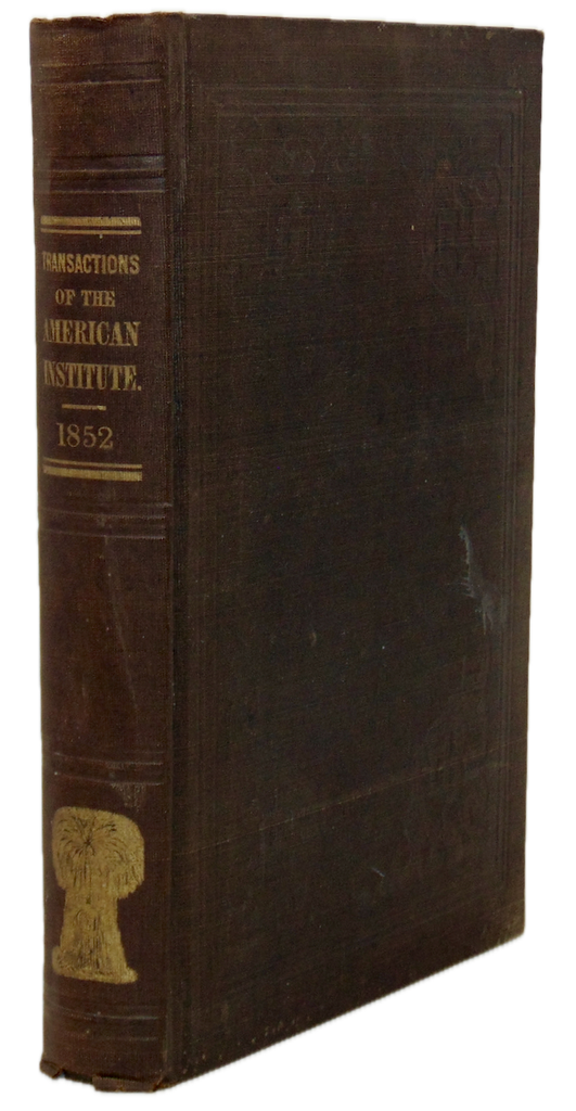1852 Agricultural & Technical Report, Farming, Inventions, Agriculture