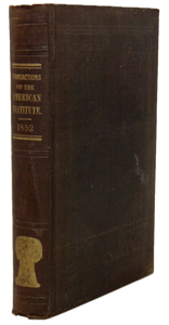 1852 Agricultural & Technical Report, Farming, Inventions, Agriculture