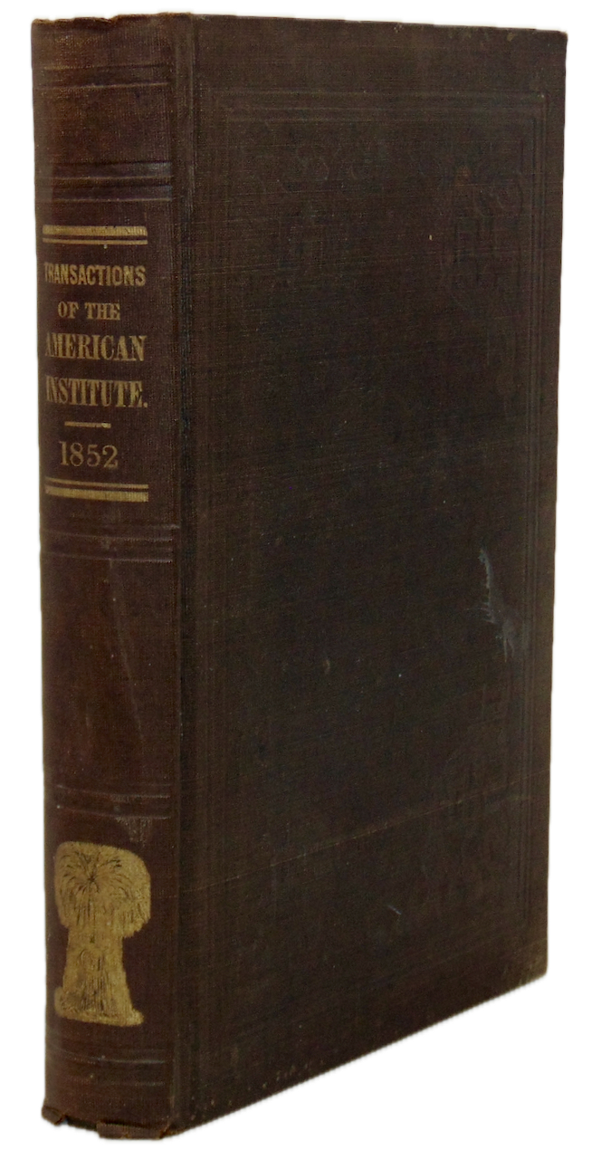 1852 Agricultural & Technical Report, Farming, Inventions, Agriculture