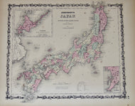 [MAP] Johnson's Japan: Nippon, Kiusiu, Sikik, Yesso and the Japanese Kuriles