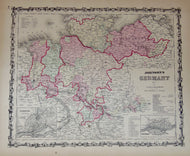 [MAP] Johnson's Germany no. I. (c. 1861)