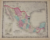 [MAP] Johnson's Mexico (c. 1861)