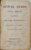 Revival Hymns designed to be used in Prayer Meetings 1840 Christian Adventist