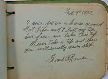 Load image into Gallery viewer, 1929 Autograph Book, Beatrice O&#39;Rourke of Miller&#39;s Mills, New York