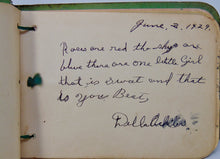 Load image into Gallery viewer, 1929 Autograph Book, Beatrice O&#39;Rourke of Miller&#39;s Mills, New York