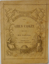 Load image into Gallery viewer, Mrs. Lovechild. The Girl&#39;s Casket ca 1850 Merrill&#39;s Pictorial Gallery