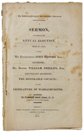 The Sabbath a Permanent and Benevolent Institution 1818 Election Sermon