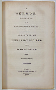 Presbyterian Sermon, Converting the World will usher in the Millennium 1820