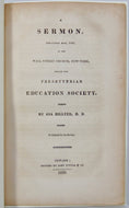 Presbyterian Sermon, Converting the World will usher in the Millennium 1820