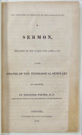 1816 Ebenezer Porter, Great Sin of the US, Sabbath Profanation by Sunday Mails