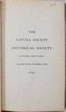 Load image into Gallery viewer, Collections of Cayuga County Historical Society Numbers One to Twelve, 1879-1906