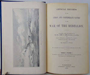 Official Records Union and Confederate Navies Civil War Series I - Volume 7