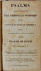 Psalms carefully suited to The Christian Worship in the United States of America