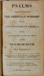 Psalms carefully suited to The Christian Worship in the United States of America