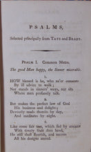 Load image into Gallery viewer, A Collection of Psalms and Hymns, for Publick Worship 1813 Boston imprint